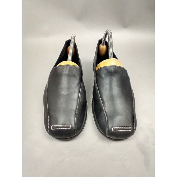 Aerology by Aerosoles Women's 8.5 Toe Riffic Leather Loafers Comfort Shoes Brown - Picture 2 of 11